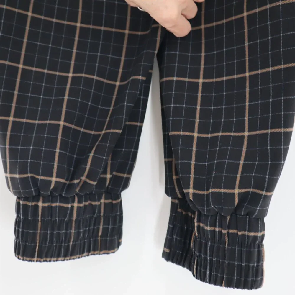 One By‎ Chapter One Jogger Pants Womens L Black Academia Preppy Casual Relaxed